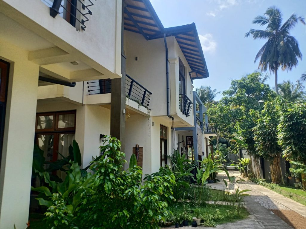 Veranda and garden spaces at White House Green Villa