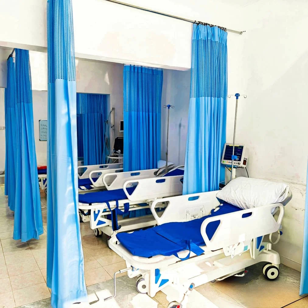 Clinical treatment area at Real Care Hospital in Nungwi, Zanzibar, Tanzania